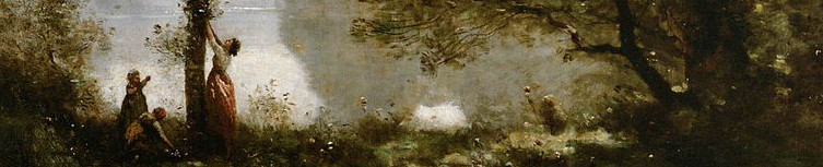 Corot : Souvenir de Mortefontaine, dtail