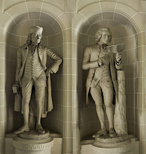 Voltaire et Rousseau au chteau de Ferney