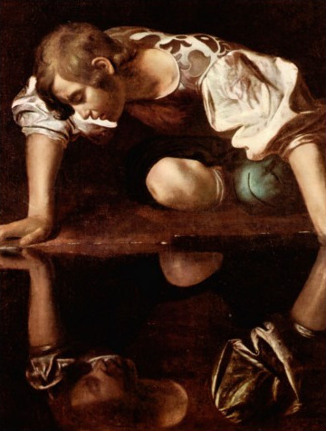 Le Caravage, Narcisse, ~ 1597