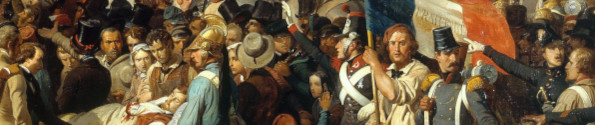 Philippoteaux, Lamartine repoussant le drapeau rouge à l'Hôtel de ville (détail)