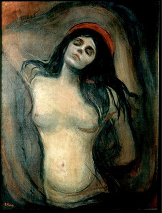 Edvard Munch : Madonna (1894-1895)