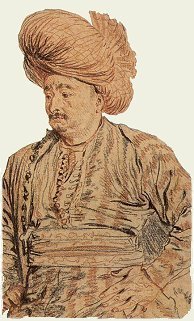 Watteau : Le Persan (détail)
