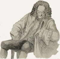Voltaire par Jean Huber